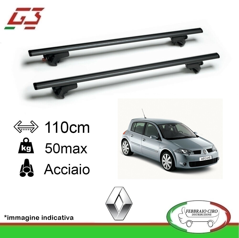 Set Barras Techo Portaequipajes Pacífico Renault -65.110+68.003 |
