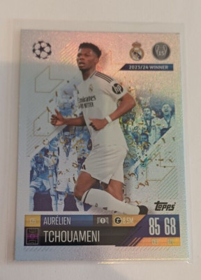 Topps Match Attax 2024-2025 Karte Card Aurélien Tschouameni Real Madrid