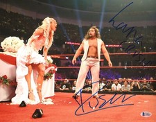 Rusev & Lana Signed 11x14 Photo BAS Beckett COA WWE Day #1 Picture Autograph 243