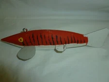 7-1/2 Inch Wood Jim Dorrance 2003 Ice Spearing Decoy Detroit Lakes, MN Lot T-607
