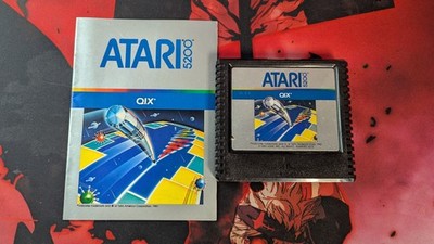 TESTED Qix Atari 5200 1982 W/Manual - Tested Working 