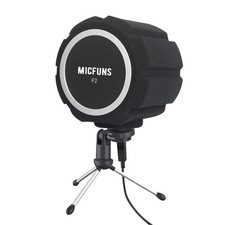 micfuns F2 Professional Microphone Windscreens Pop Filter, Acoustic Filter fo...