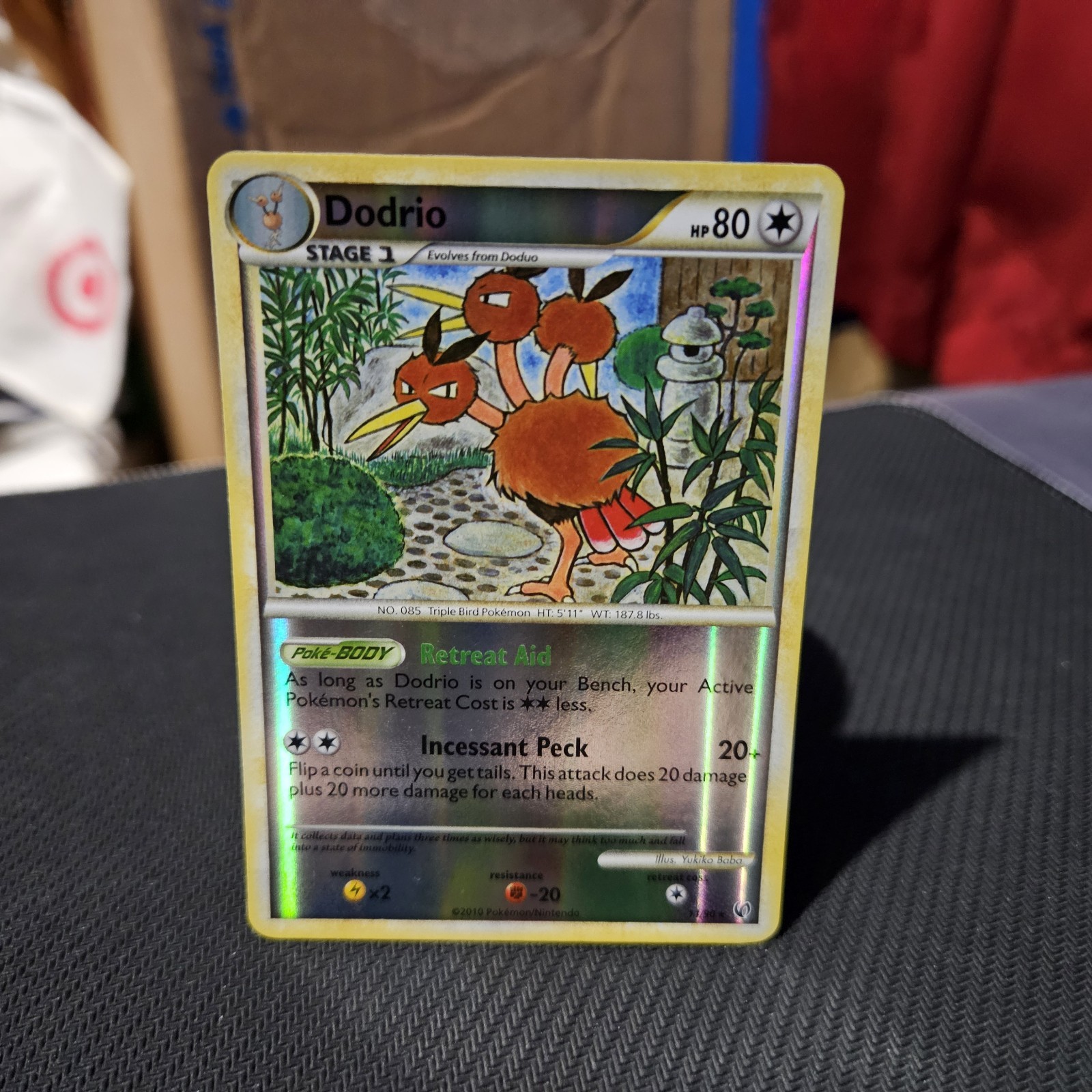 Dodrio Pokemon TCG Undaunted Reverse Holo Rare Card #11/90