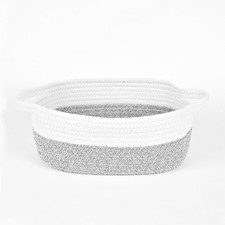 Small Woven Storage Basket, Medium Storage Basket,Mini Cotton Rope Basket, fo...