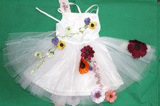 Fancy Princess Dress Parties Church Portraits Flower Girl at Weddings Size 3-4 Y