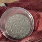 1974 Eisenhower $1 Dollar Coin, Philadelphia Business Strike Type 1 KM#203 — photo 6