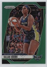 2024 Panini Prizm WNBA Green Prizm Kalani Brown #29 0s2