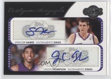 2008 Topps Co-Signers Dual 109/240 Spencer Hawes Jason Thompson #CS-HT Auto 0h4