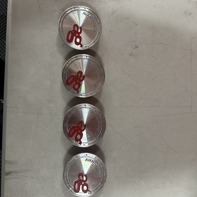 Avant Garde Wheels Custom Wheel Center Cap - Red qty (1)