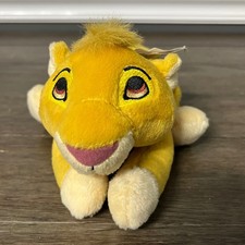 Vintage 90's Disney Simba Plush Walt Disney World Lion King Stuffed Animal Toy