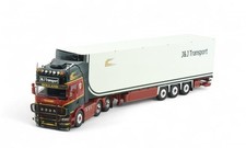 Tekno 1:50 J&J Transport Scania 4-Serie Topline 164-480 reefer sem Truck Diecast