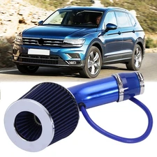 75mm/3" Cold Air Intake Fliter Pipe Kit & Cold Air Filter For Volkswagen Tiguan
