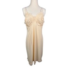 Vintage Artemis Womens Babydoll Nightie Nightgown Slip Dress 38 Lace Lingerie