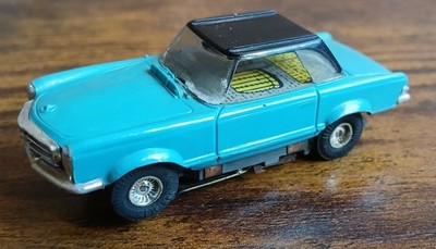 Mercedes 230 SL Coupe Faller AMS Slotcar Racing 60er Jahre Nostalgie Spielzeug
