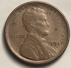 1917-S Lincoln Wheat Cent Penny BN566