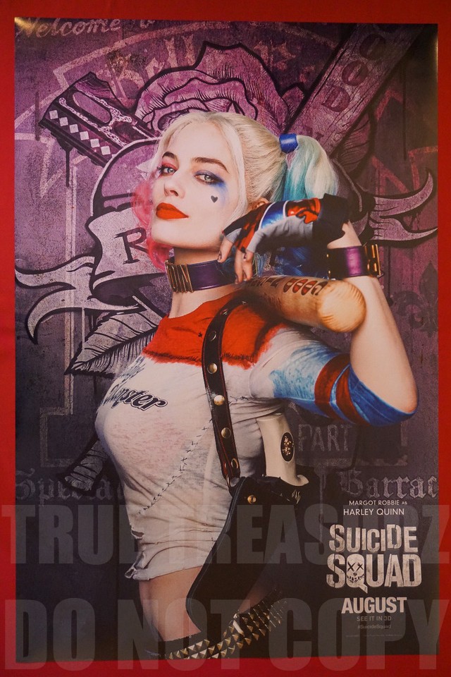 Harley Quinn Suicide Squad Margot Robbie Picture Movie Poster