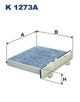 Filtron K 1273A Filter, Innenluft FüR Mitsubishi