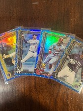 2025 Topps Holiday Foils - You Pick - Blue/Gold Xmas Lights - Blue/Grey Glitter
