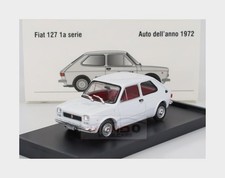 1:43 BRUMM Fiat 127 1-Series 1971 Red Interior Bianco White R500-02 MMC