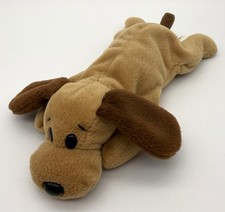 Ty Beanie Babies “Bones” the Brown Puppy Dog 2nd Generation Tush Tag 1993 Plush