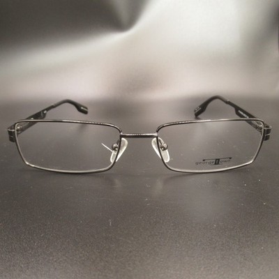 Georgetown Eye Q GTN763 Gunmetal Rectangle Full Rim Eyeglass Frames 54-17-140