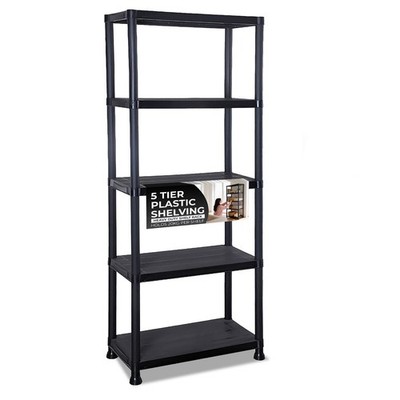 5 Ebenen Kunststoffregal Heim Aufbewahrung Regale Regale Garage Organizer Neu