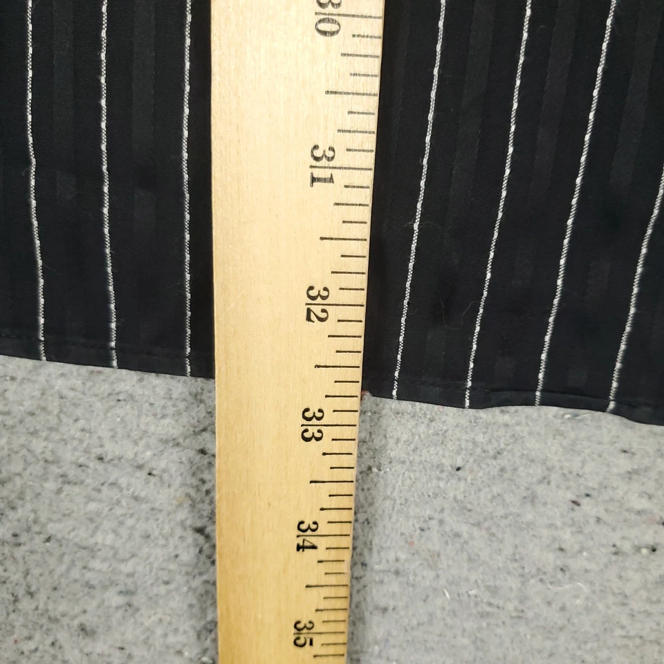 Bugatchi Shirt Mens Size XL Black Striped Casual Button Up Long Sleeve - Image 4 of 4