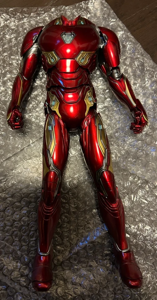 Hot Toys Película Obra Maestra Diecast 1/6 Iron Man Mark 50 Sin Caja Para Piezas Foto 3 de 3