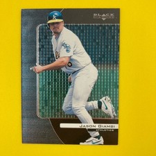 Jason Giambi 2000 Upper Deck Black Diamond Wrong Back #68 MLB Oakland Athletics