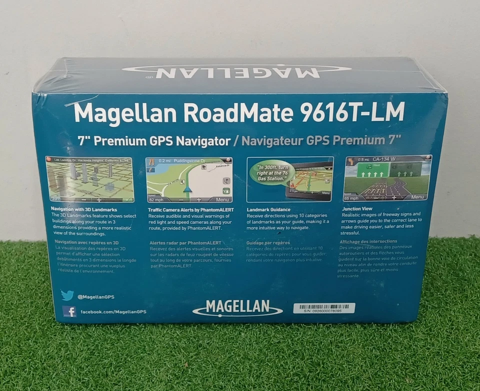 Magellan RoadMate 9616T-LM 7" Premium 3D Landmarks GPS Navigator System NIB - Image 2 of 2
