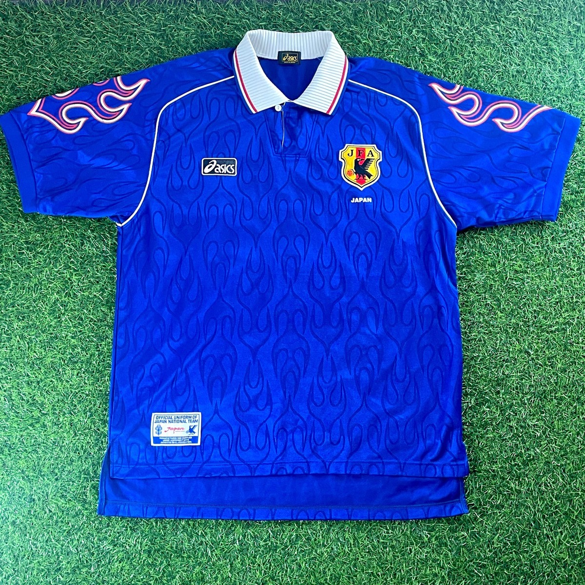 1998 サッカー日本代表 ユニフォーム 日本製 Lサイズ[RU0012] Japan 1998 Official Jersey Shirt Kit - US L - Vintage, Rare, World