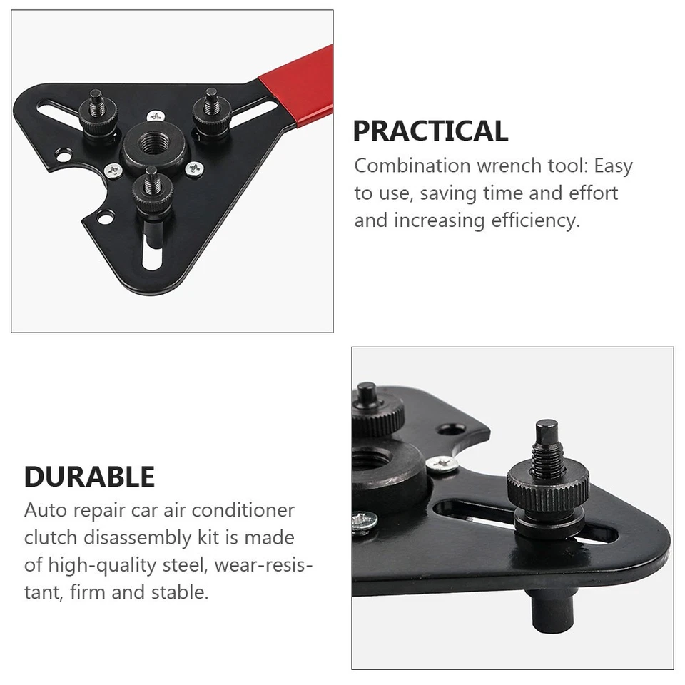 Automotive Compressor Clutch Hub Remover Kit Air Conditioner Holding Tool - Image 4 of 4