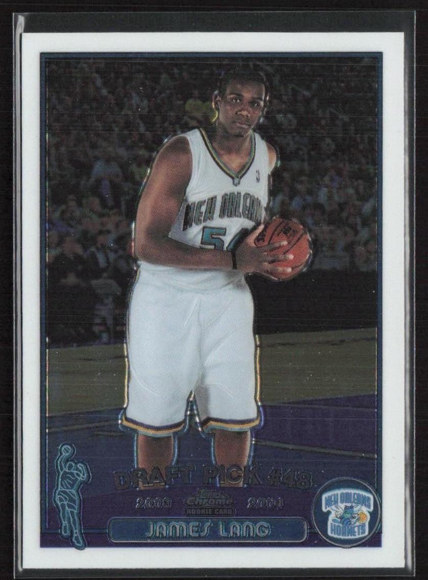 James Lang Rookie 2003-04 Topps Chrome #159 New Orleans Hornets