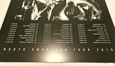 KORN Poster Foil 2019 North American Tour Damaged | eBay