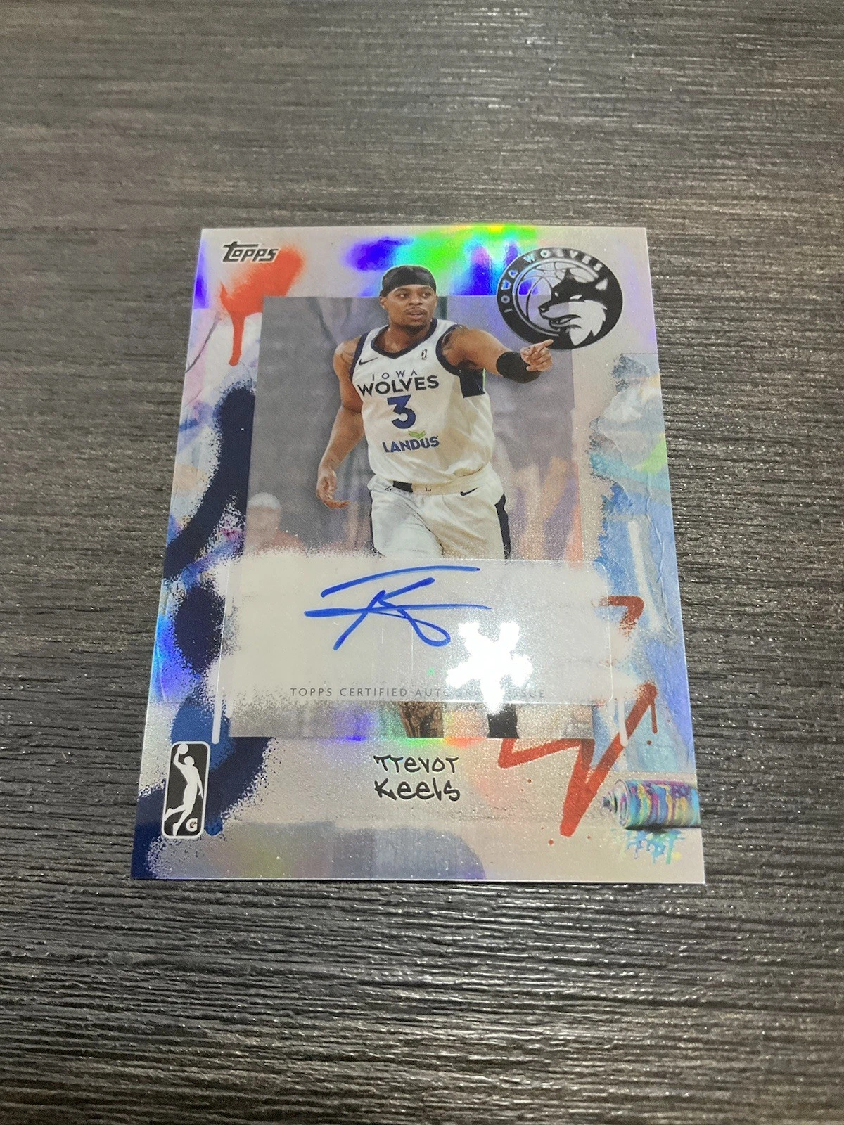 2024-25 Topps G-League Chrome Auto Autograph Trevor Keels refractor