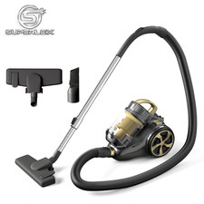 SUPERLEX Powerful Cylinder Vacuum Cleaner Hoover Bagless Lightweight Vac Dust 2L