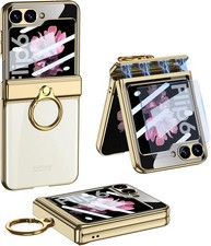 Clear Case for Samsung Galaxy Z Flip 6 with Magnetic Hinge Protection  Kickstan