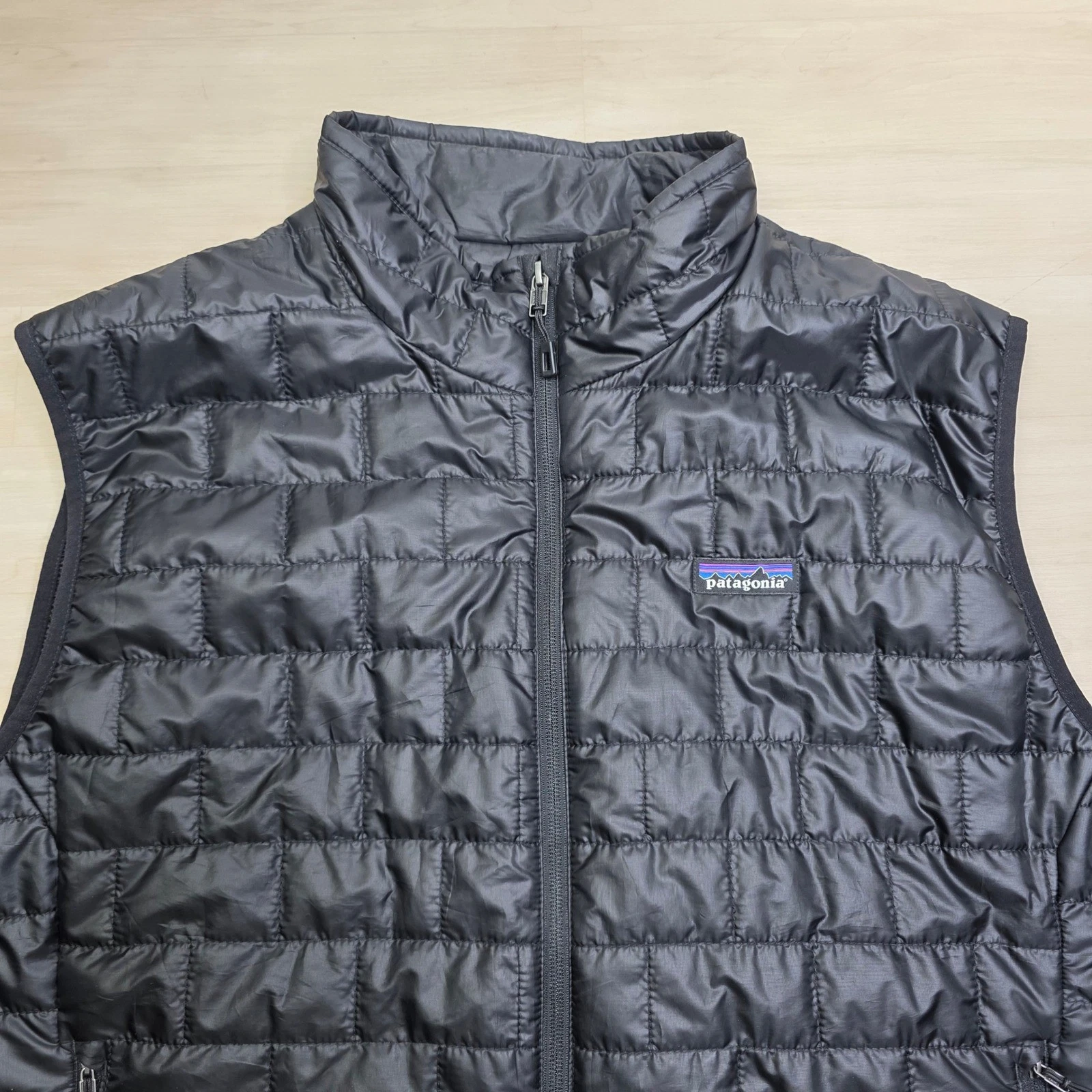 Patagonia Mens Nano Puff Vest Black Insulated Quilted Puffer 84241 FA15 XL - product detail image 6