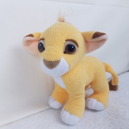 Simba Vintage Disney Der König der Löwen küssendes Jungtier Plüsch Magnet Nase 90er - Bild 2 von 9