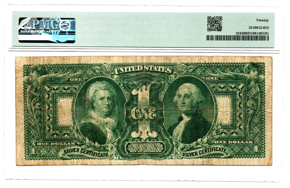 Fr. 224 1896 Silver Certificate Note Tillman / Morgan PMG Very Fine 20 - Image 2 of 2