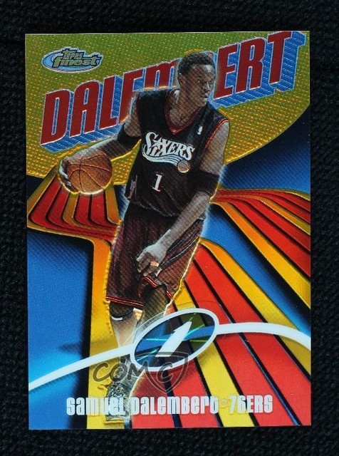 2003-04 Topps Finest Gold Refractor 19/25 Samuel Dalembert #97 09is