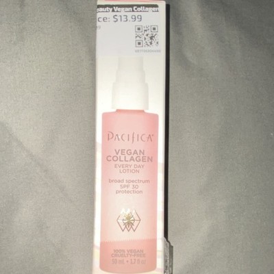 Pacifica Vegan Collagen Lotion SPF 30 50mL Cruelty-Free Hyaluronic Aloe Vera