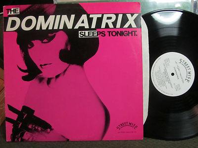 DOMINATRIX SLEEPS TONIGHT streetwise '84 lp ep vinyl oop synth wave club PROMO!