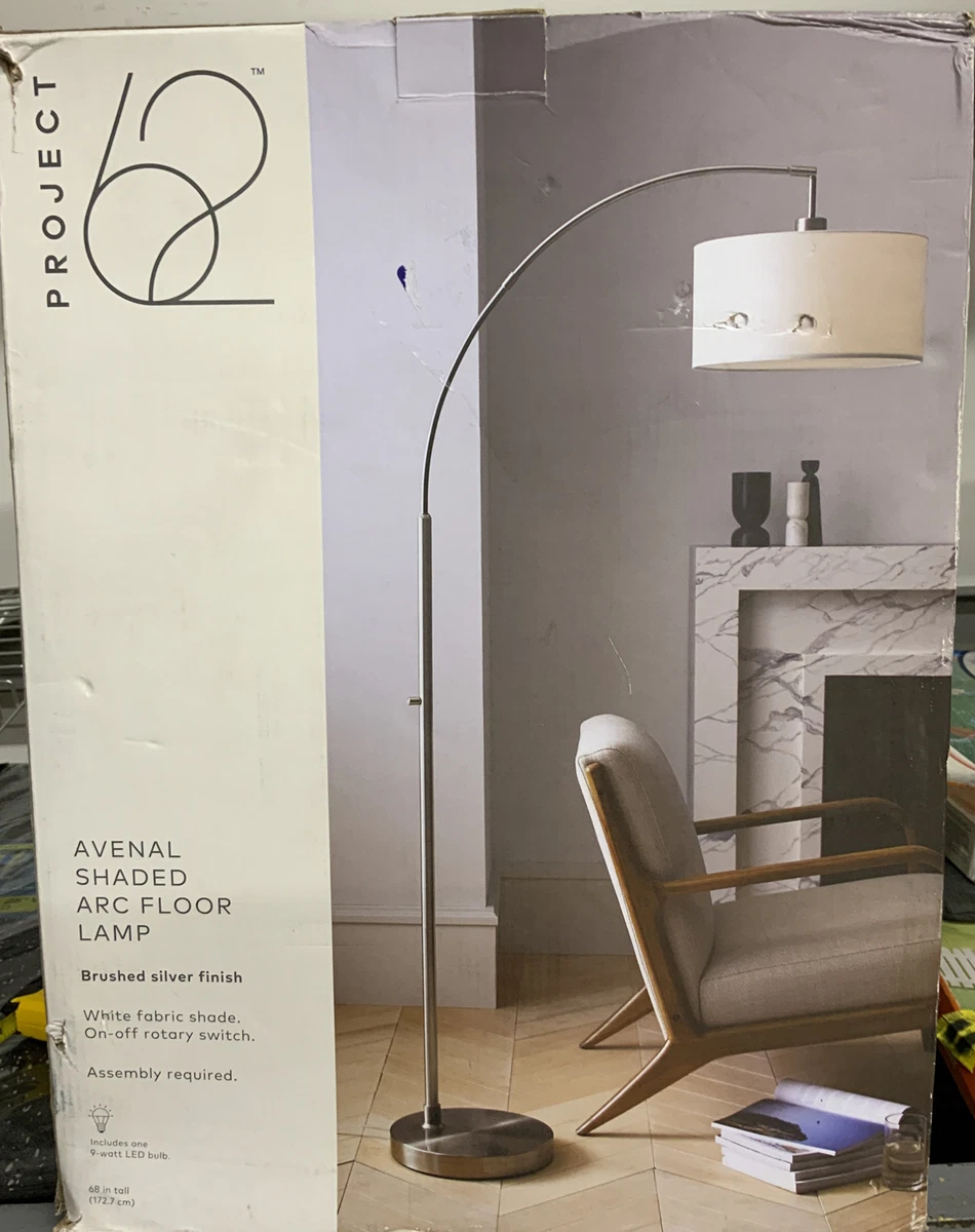 Project 62 shaded arc on sale floor lamp