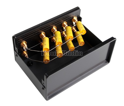 Mini 4-way Stereo RCA Audio Splitter Mixer/ Switcher Box Selector Passive Preamp - Picture 10 of 12