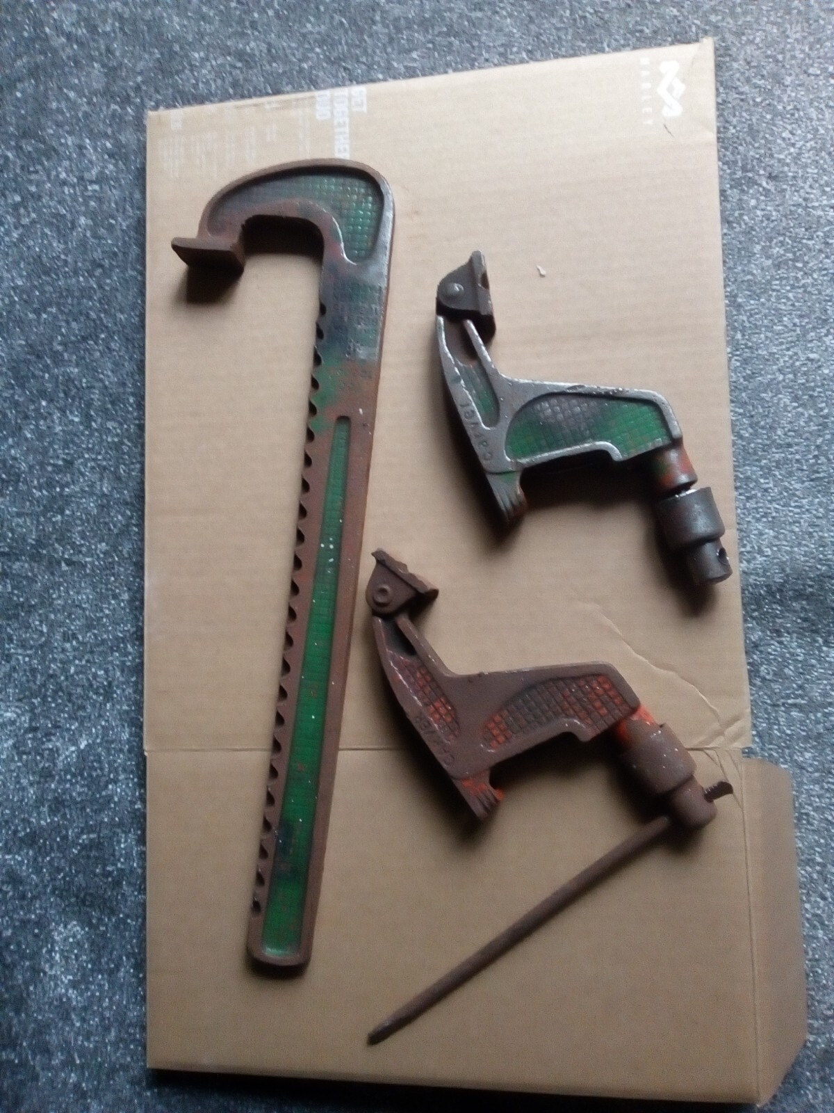 VINTAGE CARVER /15 1/2INCH RACK CLAMP. eBay