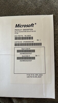 SQL SERVER 2019 STD 24 Core + Ultimited CALS