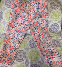 Oshkosh Bgosh Flower Peonies Pants Size 18 Months