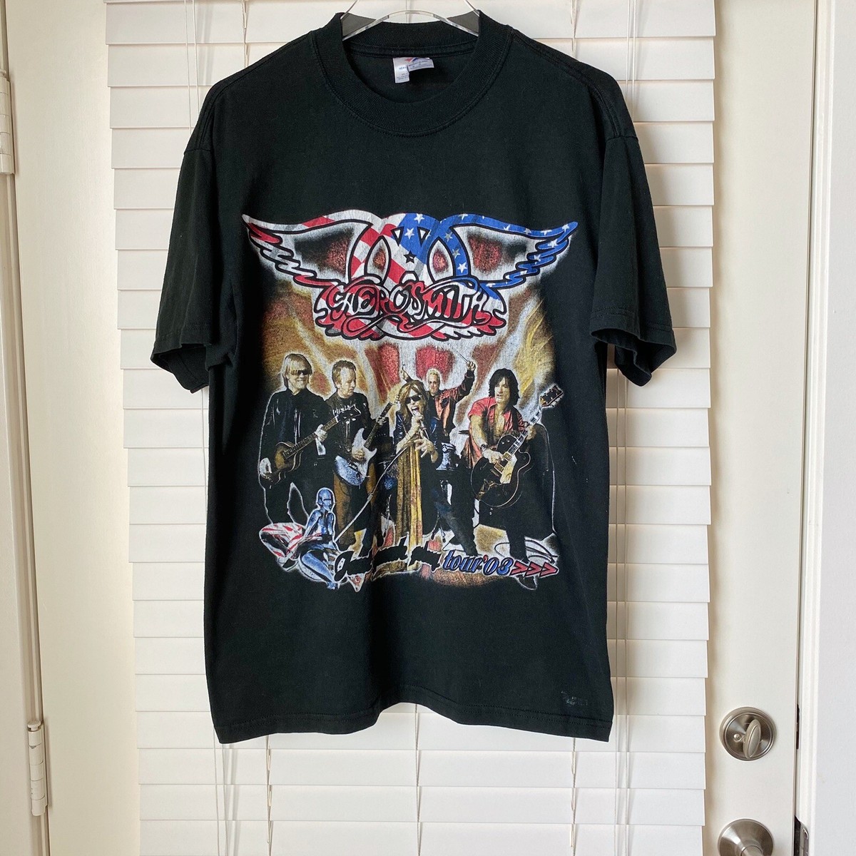 Vintage Aerosmith Kiss Summer Tour 00s VTG Rock Band Tour T Shirt
