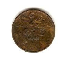 1938 NORWAY Coin 2 ORE *